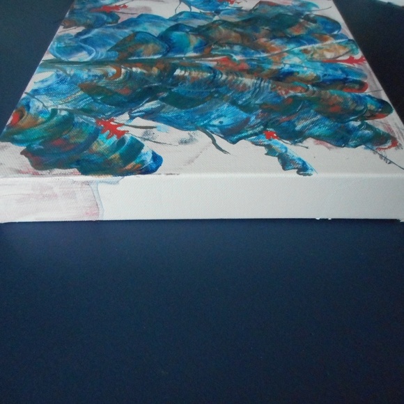 Acrylic Painting, That Weird Tropic Vibe, 10x10 - Picture 6 of 8